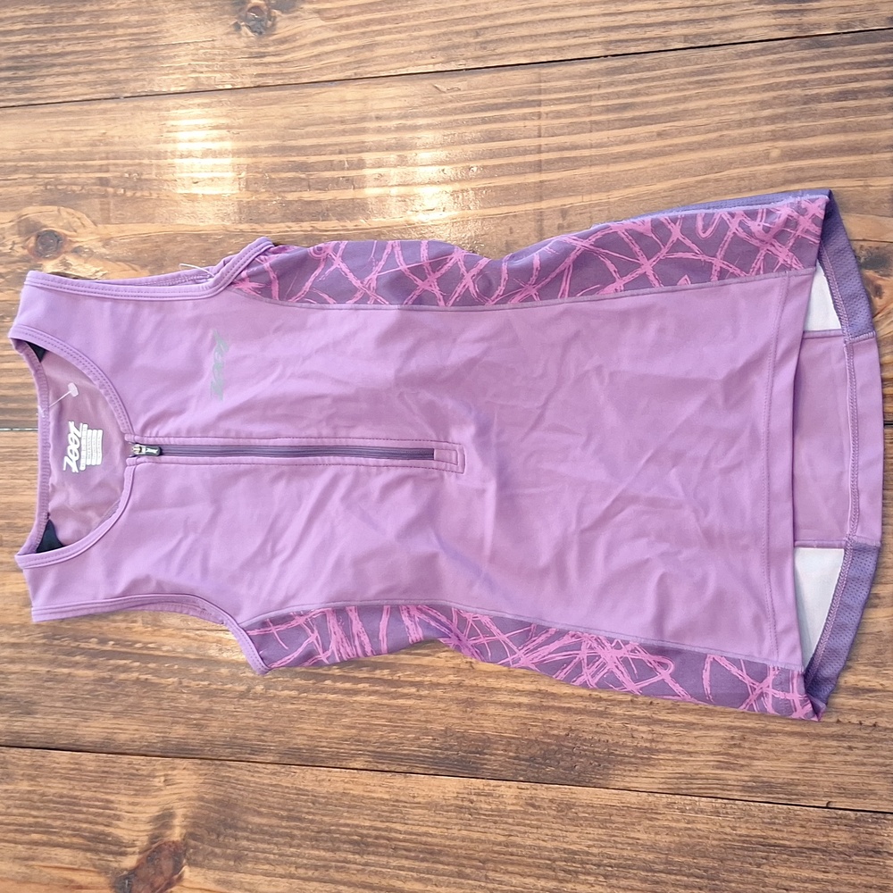 Zoot athletics Triathlete Purple Tank Top Size XS